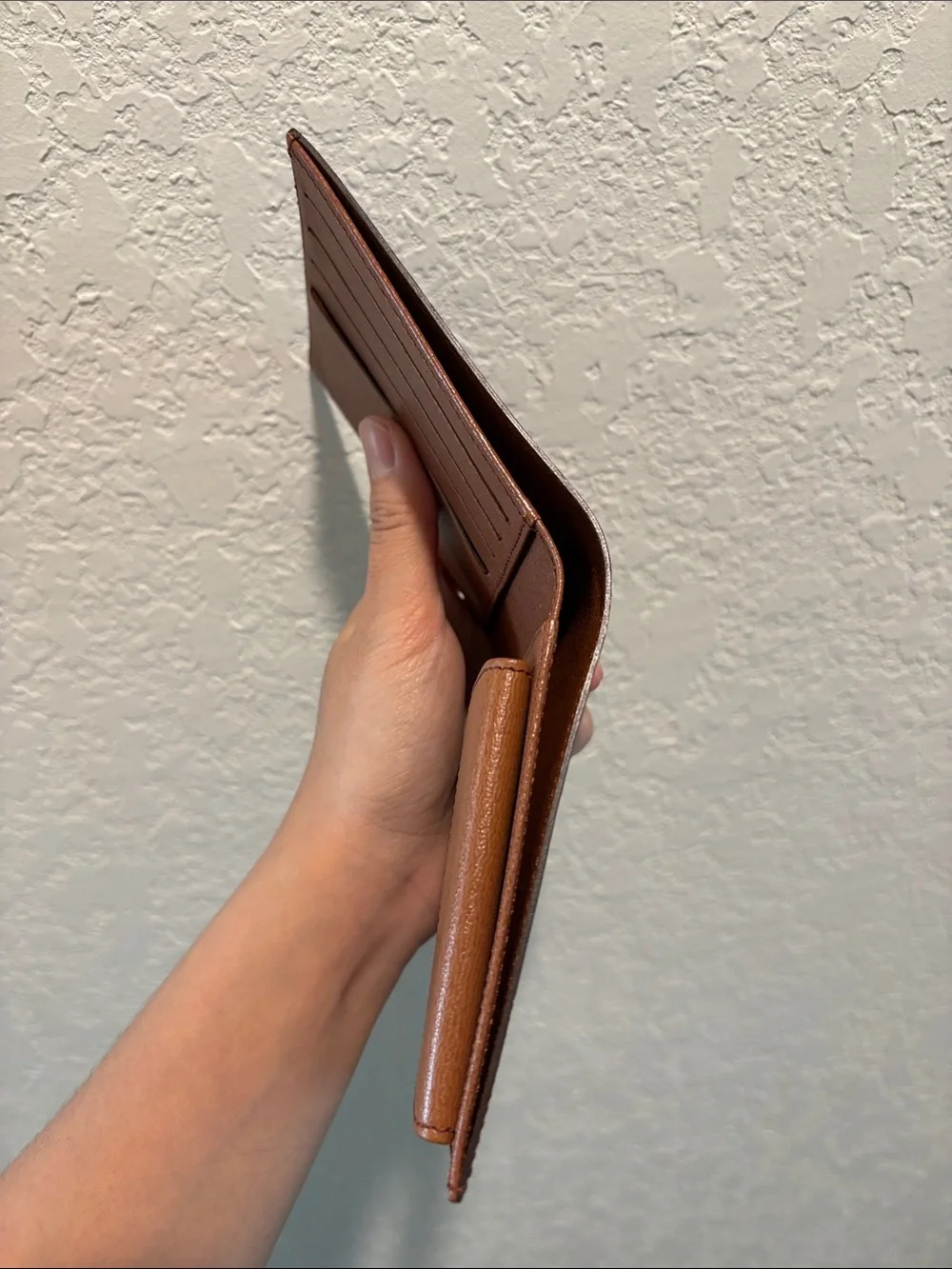 Dunhill Men's Leather Bifold Wallet - Brown made in France